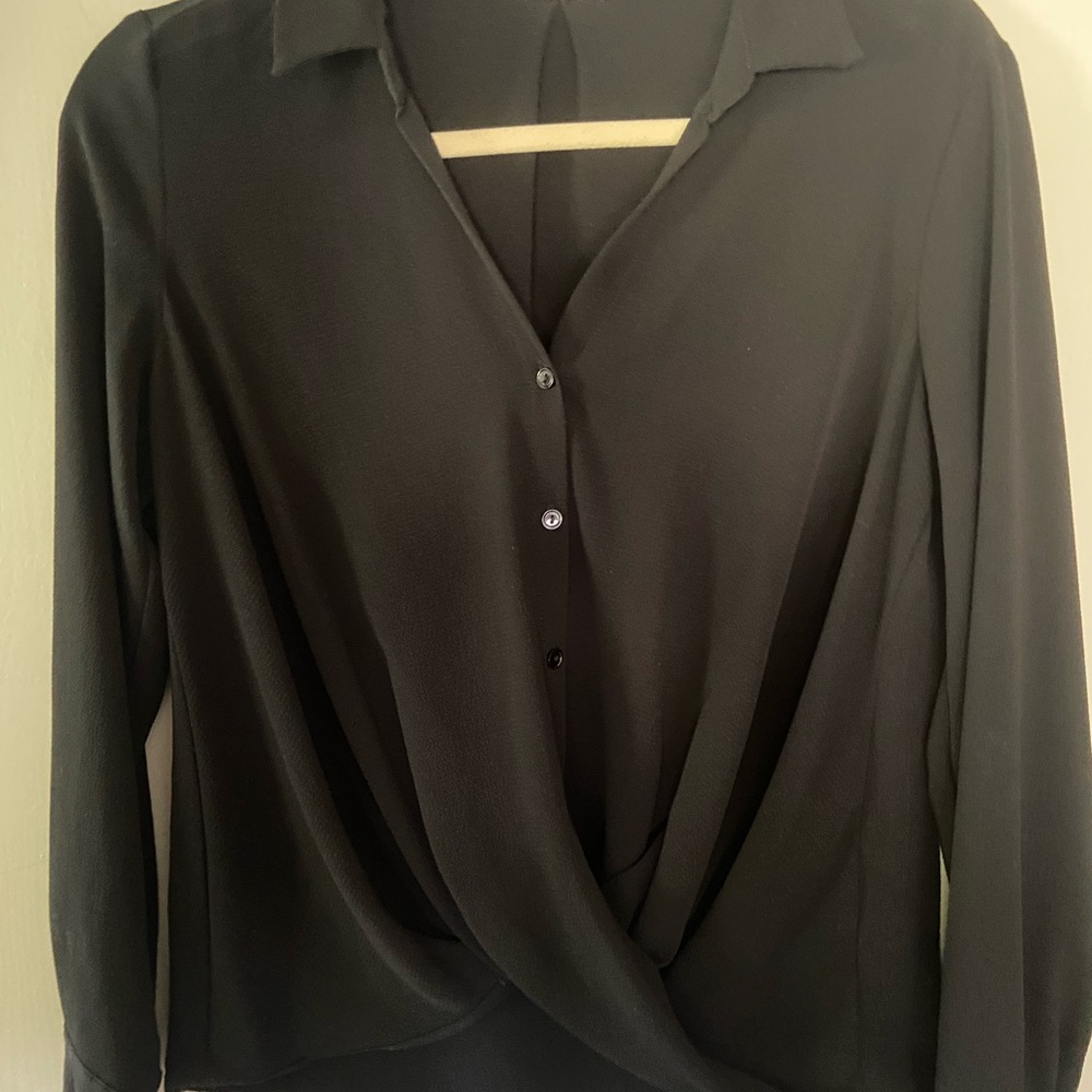 Elegant Black Women's Blouse